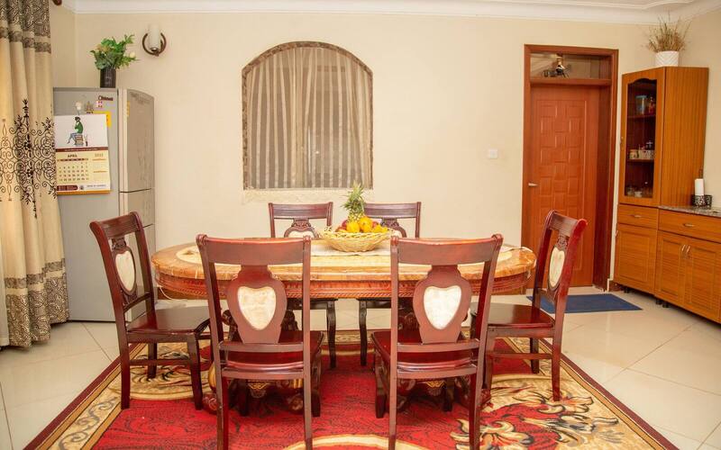Dining room with seating for six